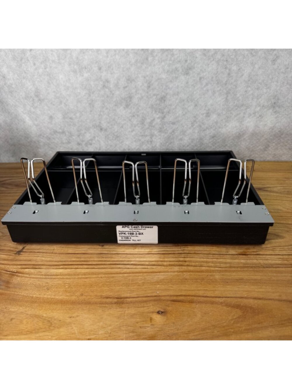 APG Vasario Cash Drawer Till VPK-15B-3-BX Fixed Till Assembly 5x5 Brand New - Picture 4 of 10
